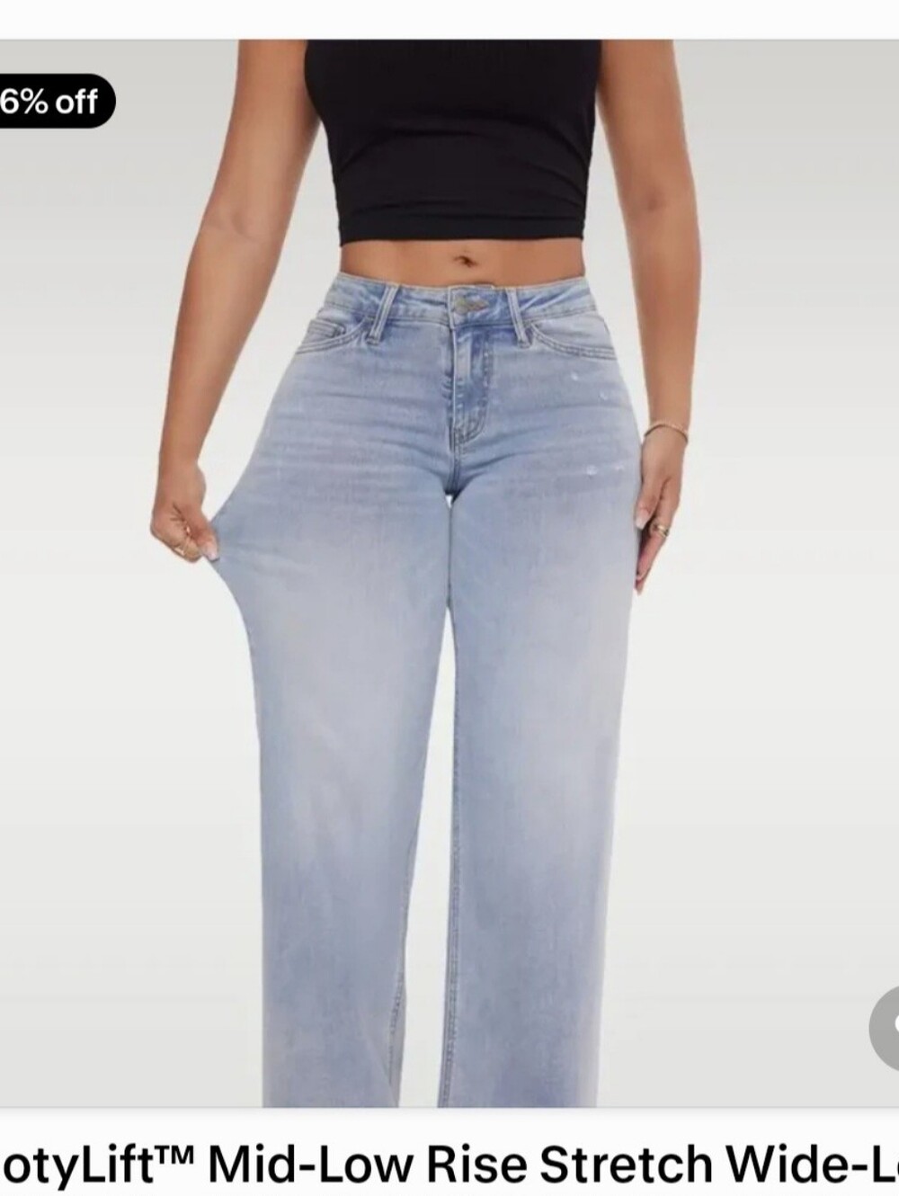 Booty Lift Stretch Women’s Jeans - Light Blue